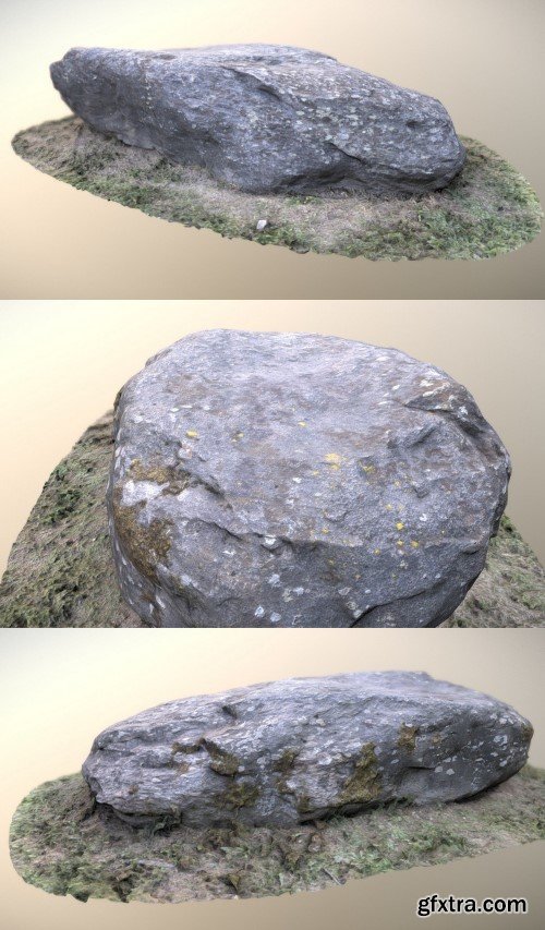 Frymburk Rock 3D Model