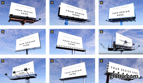 PSD huge billboard mockups