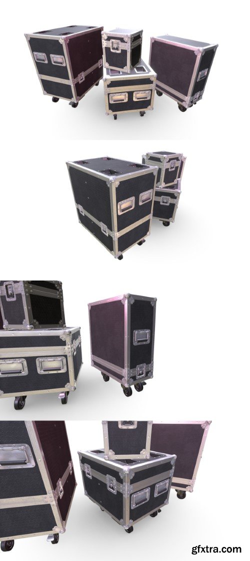 Flight Cases 3D model