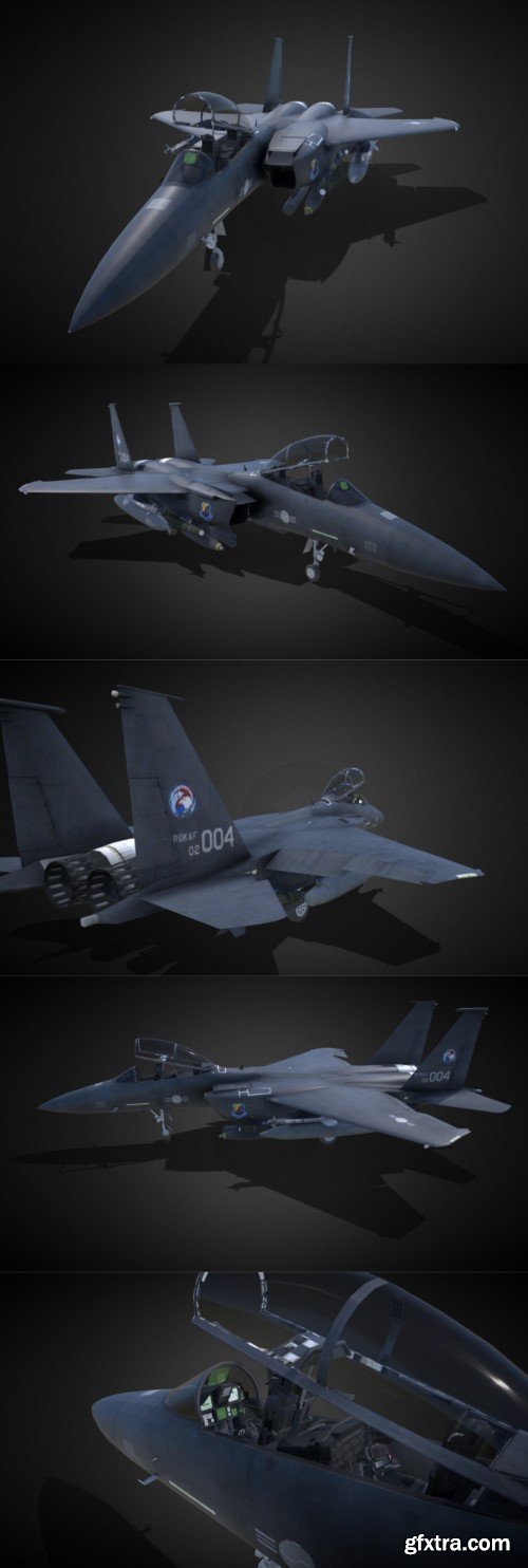 Jet fighter 3D model