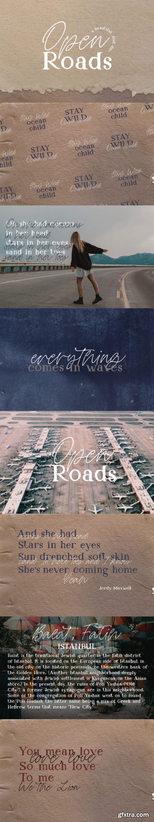 Open Roads Duo Font