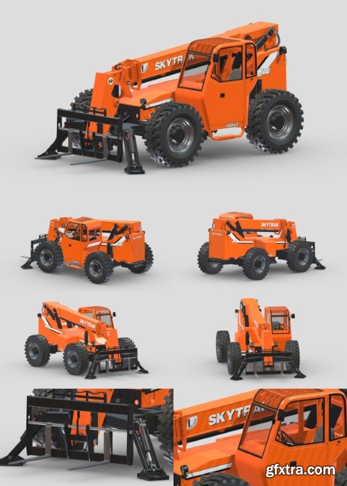 JLG 10042 SkyTrak Telehandlers 3D model