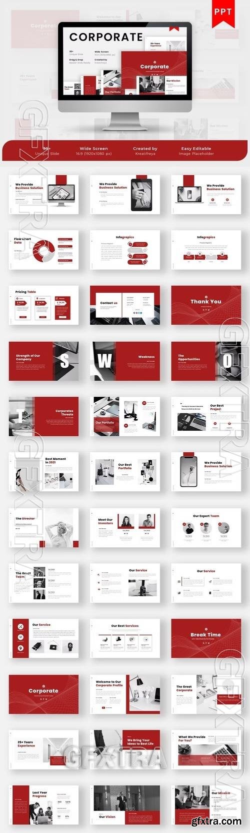 CORPORATE PowerPoint Template WANQUCG