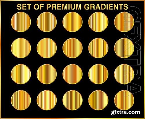 Vector gold background texture vector icon seamless pattern