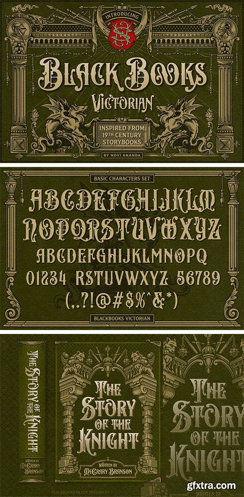 NS Blackbooks Vintage Font