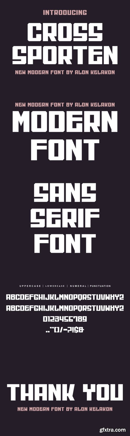 Cross Sporten Font