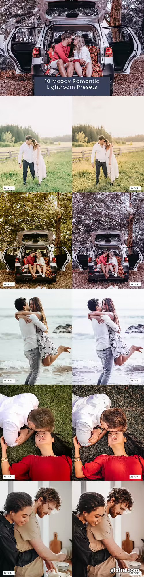 10 Moody Romantic Lightroom Presets