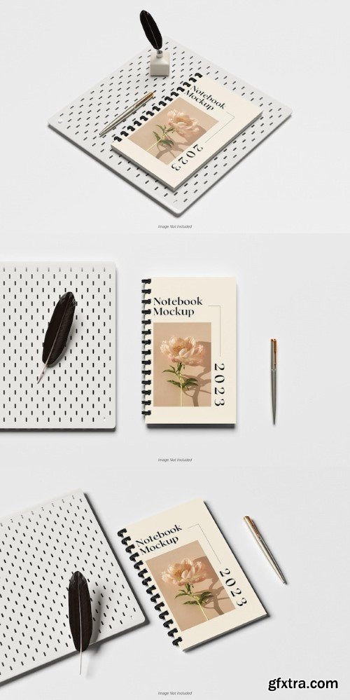 Notebook mockup