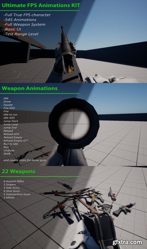 Unreal Engine - Ultimate FPS Animations Kit (5.1)