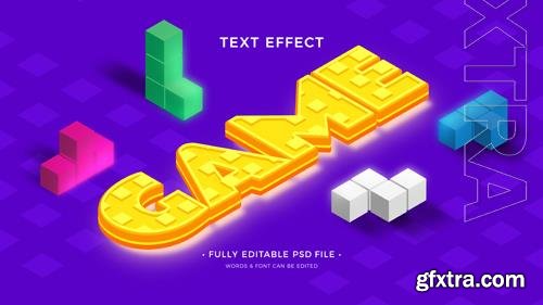 PSD game toy text effect