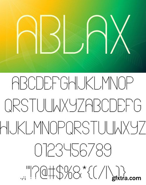 ABLAX font