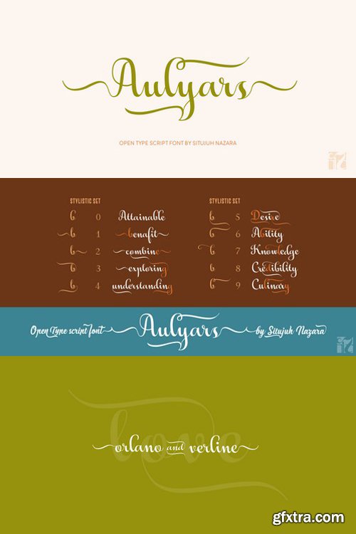 Aulyars Script Font