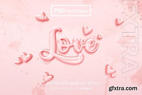 PSD love editable 3d text effect vol 2