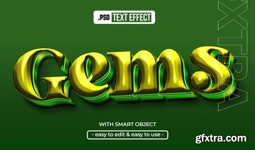 PSD gems editable text effect