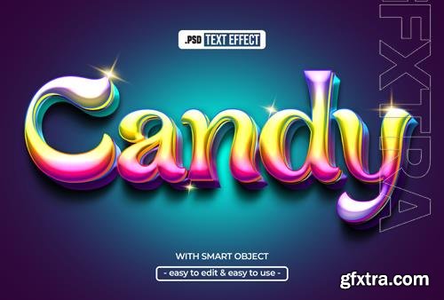 PSD candy editable text effect