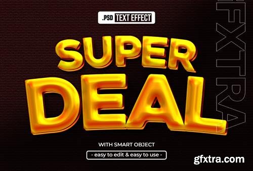 PSD super deal editable text effect