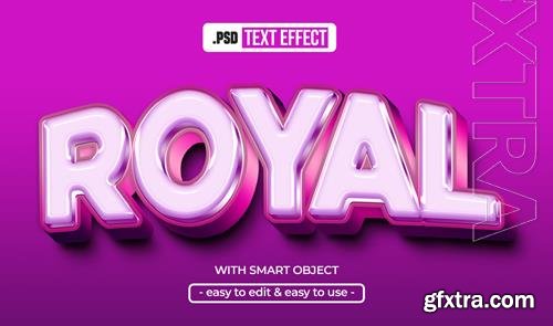 PSD royal editable text effect