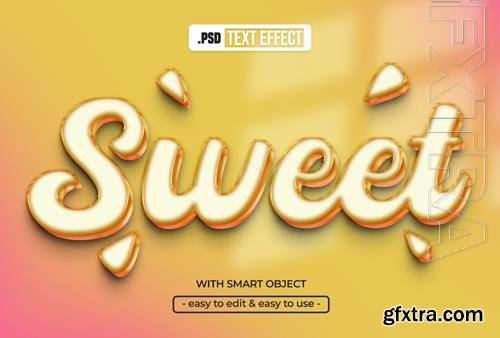 PSD sweet editable text effect