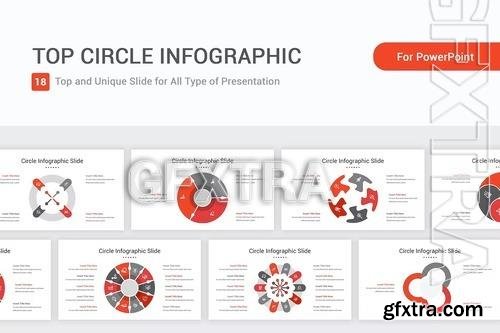 Top Circle Infographic PowerPoint Template ENAG35E