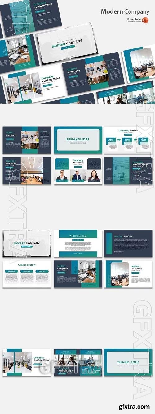 Modern Company Persentation Power Point Template KWSGCAL