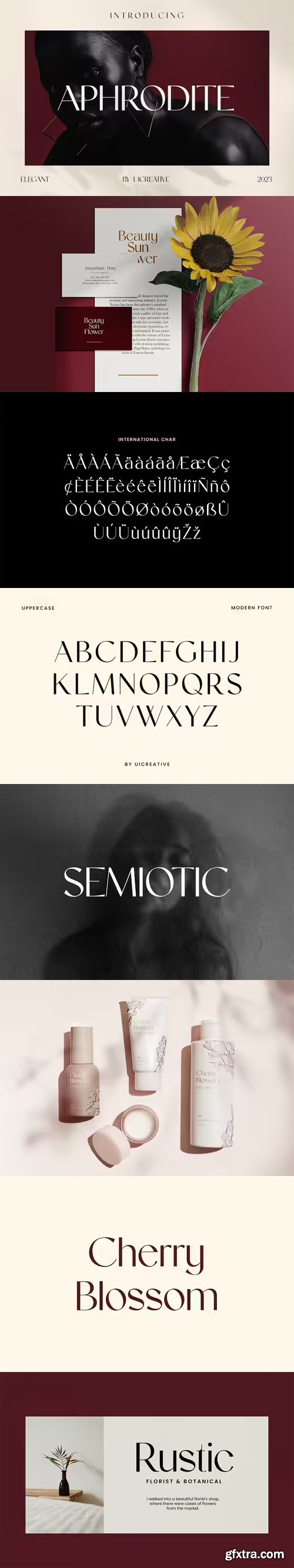 Aphrodite Elegant Sans Serif Font