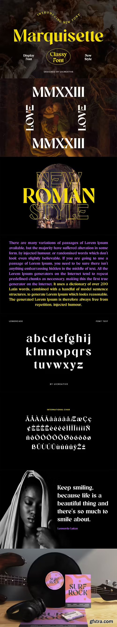 Marquisette Classy Serif Font