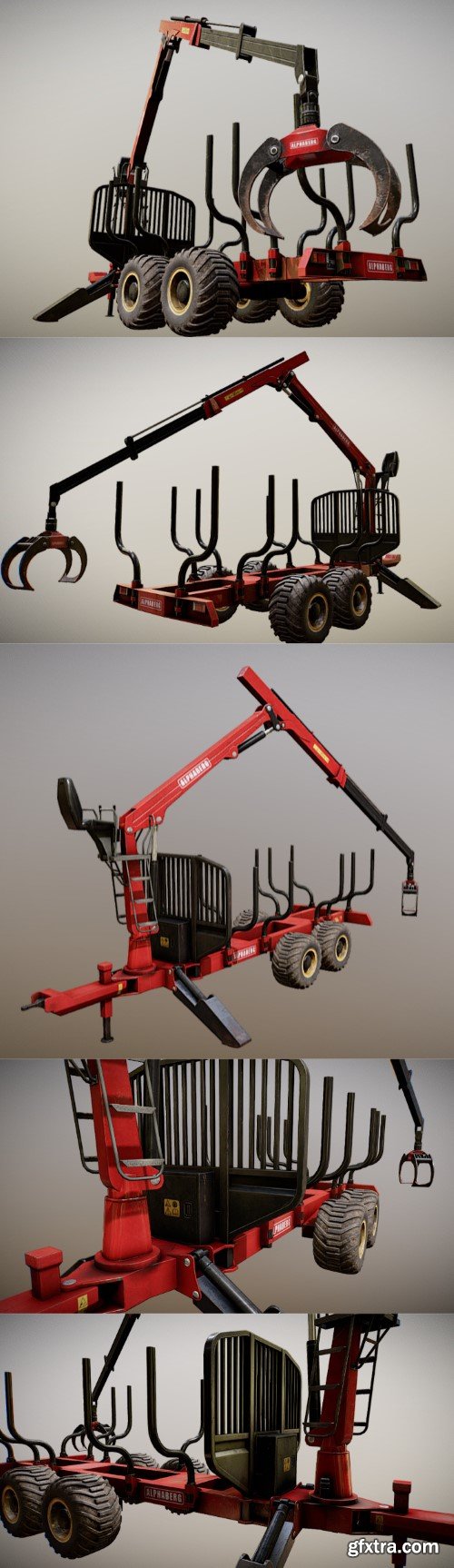 Wood Loader 3d model