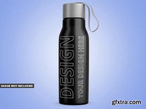 Water bottle mockup