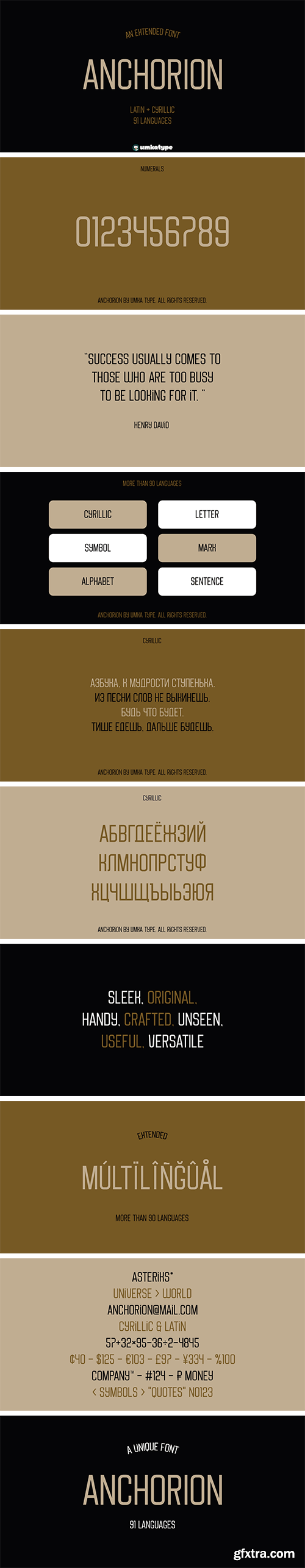 Anchorion Font