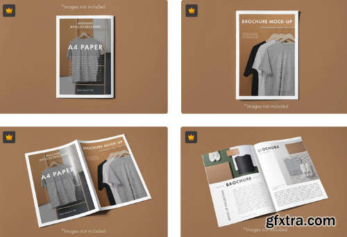 A4 brochure mockup