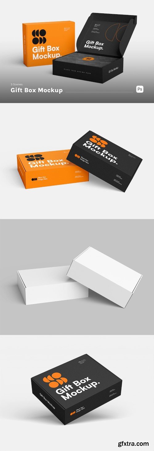 Gift Box Mockup