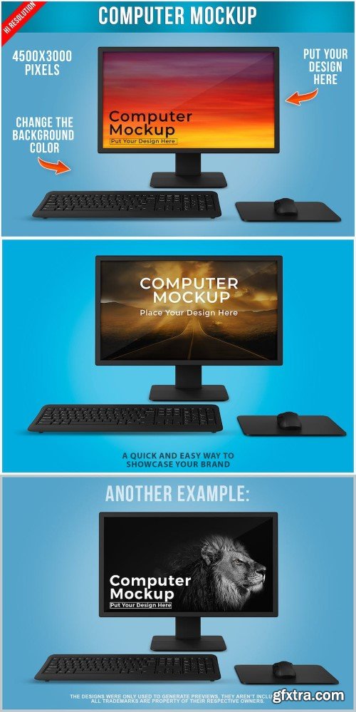 Desktop Computer Mockup