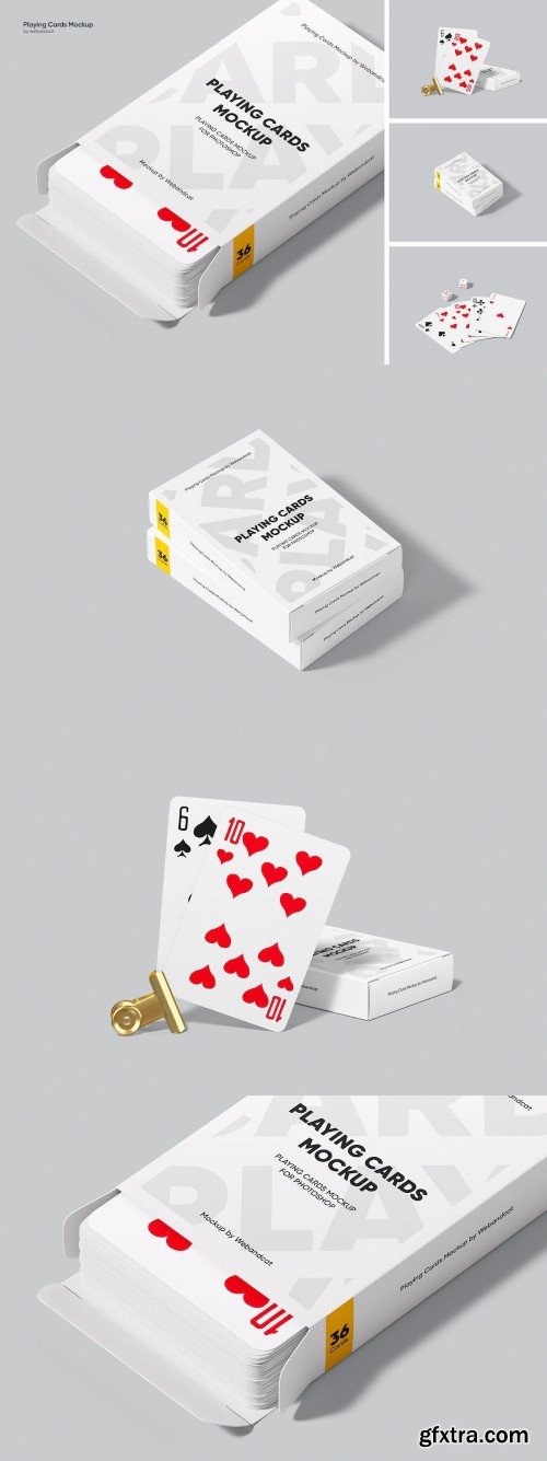 Playing Cards Mockup