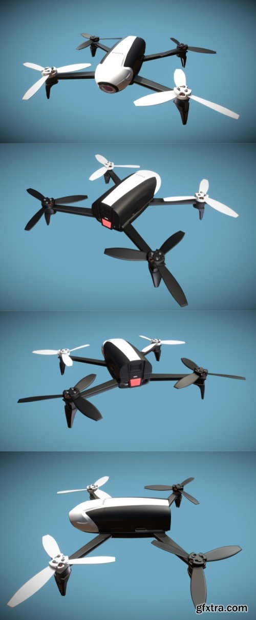 Parrot Bebop v2 3D model