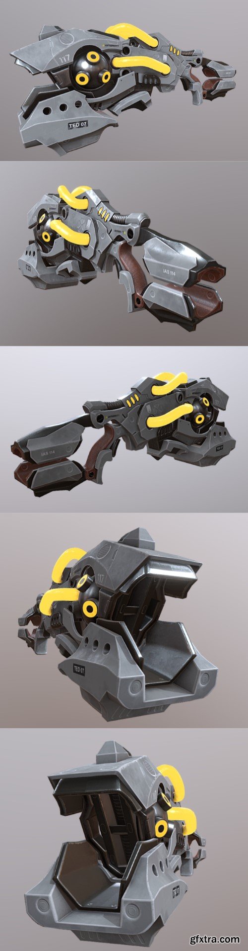 Gravity Gun 3D Model