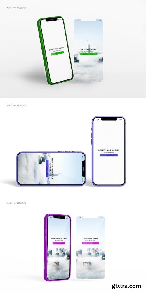 Minimal smartphone mockup