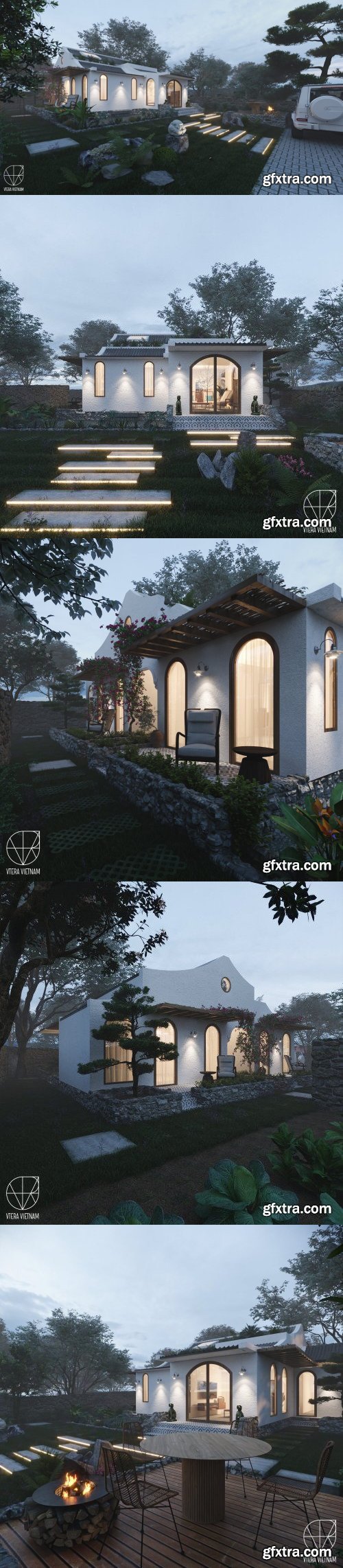 3D Villa Exterior by Tran Trung Hieu