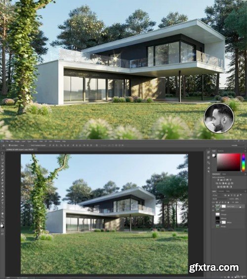 3ds max + Corona render : Creating Private Villa