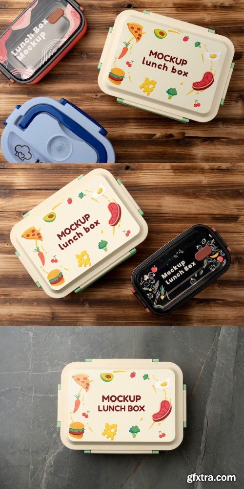 Lunch box mockup