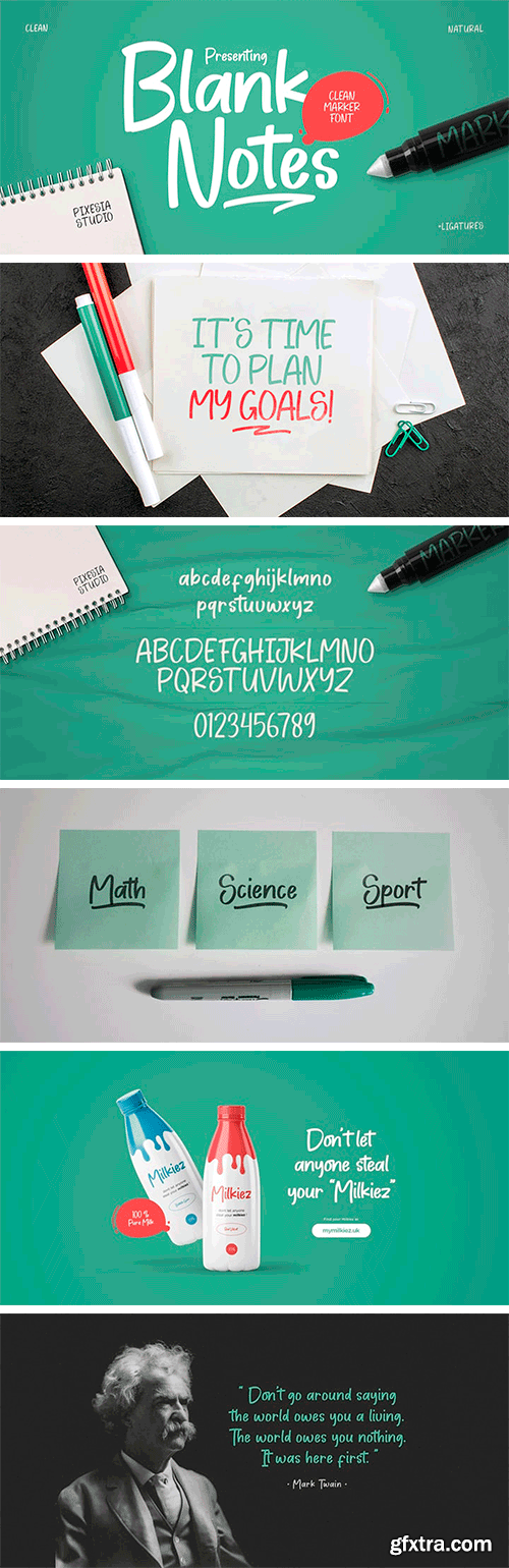 Blank Notes Font