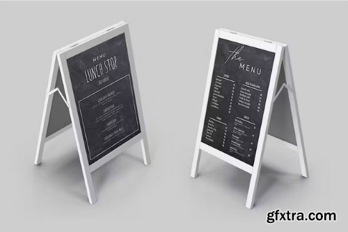 Advertising Standboard Mockup