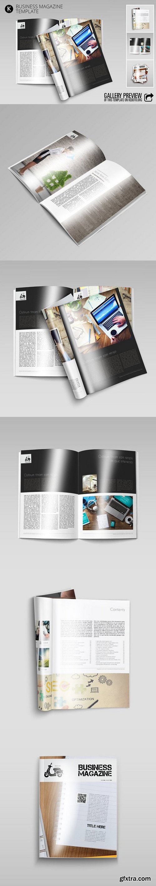 Business Magazine Template