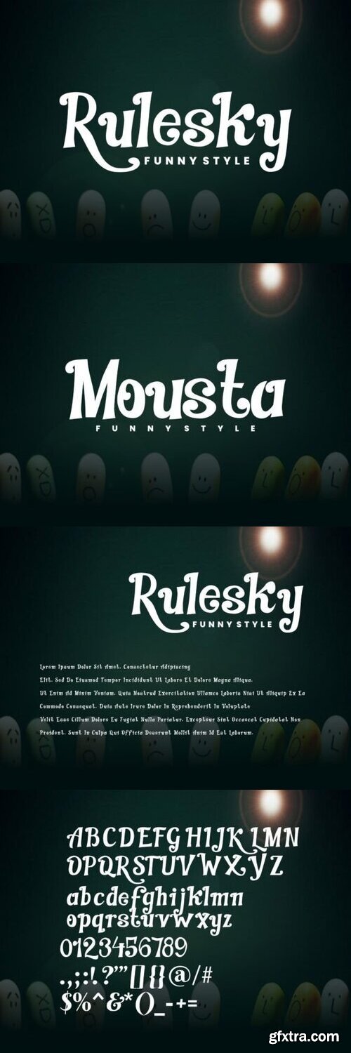 Rulesky Font