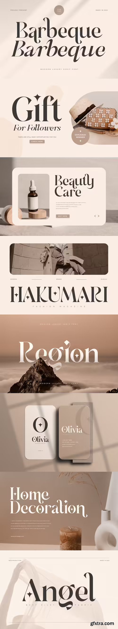 Babeque - Modern Luxury Serif Font