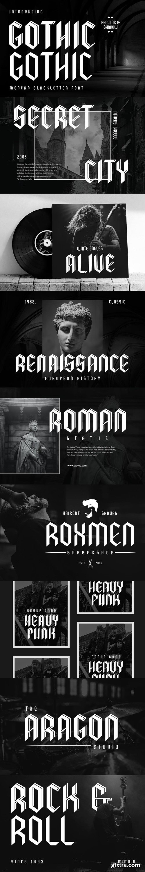 Gothic - Modern Blackletter Font