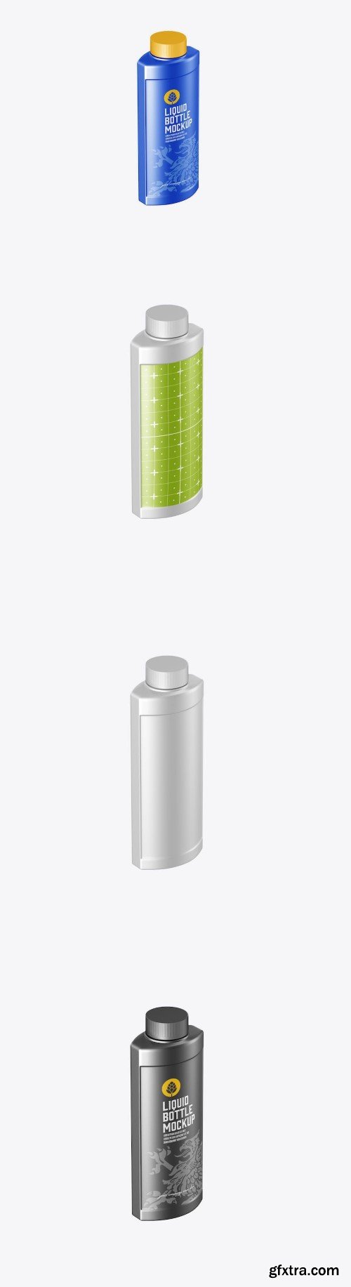 Plastic Liquid Bottle Mockup