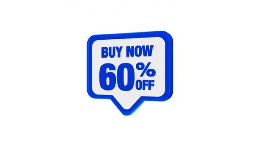 Videohive - Buy Now Discount Badge 60 Percent Off - 43252662 - 43252662