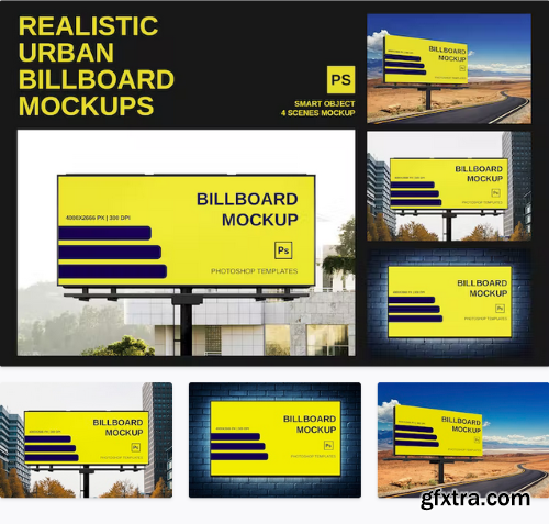 Advertising Billboard Mockup