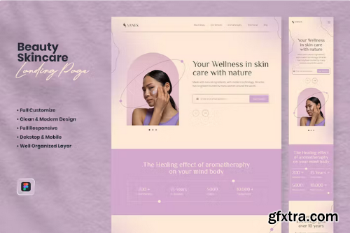 Skincare Landing Page - Vanes