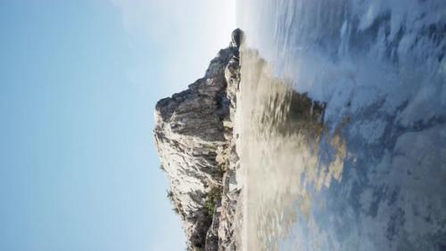 Videohive - Vertical Video of Tropical Sea Island on Summer Nature Landscape - 43263952 - 43263952